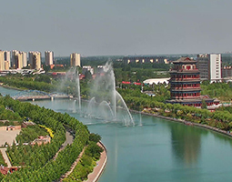 河北行唐電視臺(tái)借開(kāi)寧慢直播球機(jī)擦亮潁川河名片