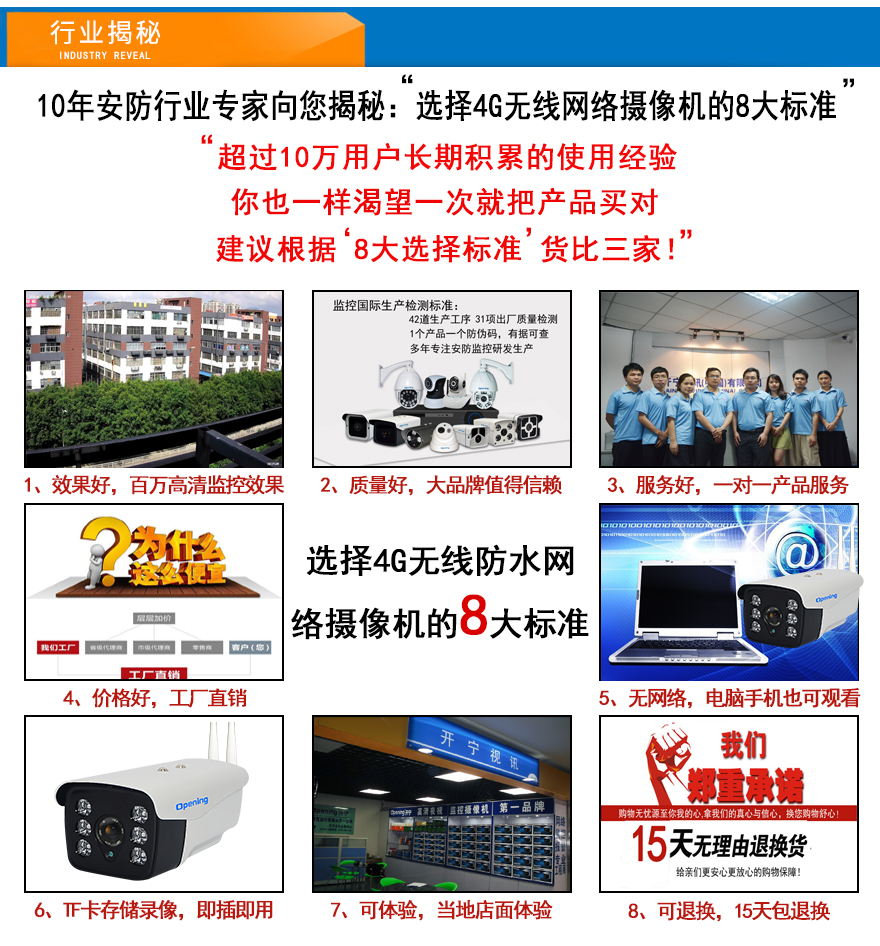 選擇開(kāi)寧4G無(wú)線網(wǎng)絡(luò)攝像機(jī)的8大標(biāo)準(zhǔn)
